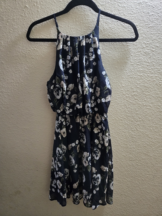 Blue Rain Dresses & Skirts - Blue Rain Navy Floral Mini Dress